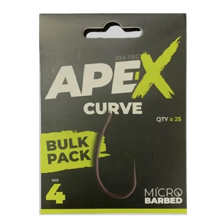 Ridgemonkey Ape-X Curve Bulk Pack 25 Unid Size 4