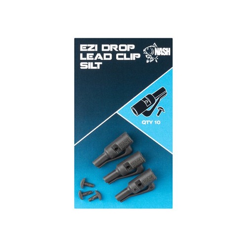 [T8763] Nash Ezi Drop Lead Clip Dark Silt