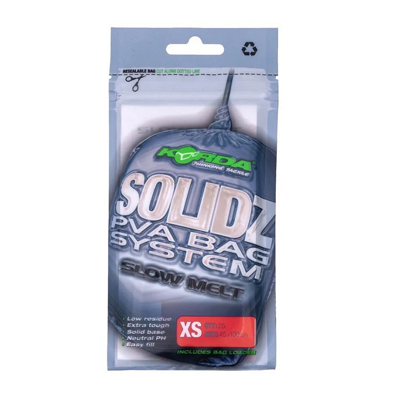 KORDA SOLIDZ SLOW MELT PVA BAGS XS KPVA5