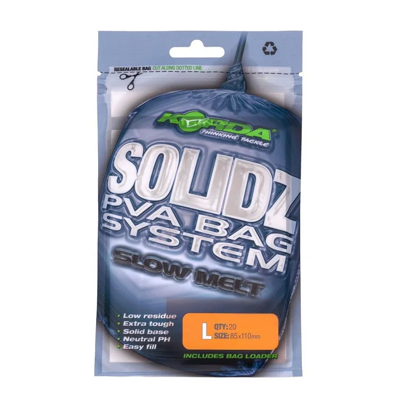 [KPVA8] KORDA SOLIDZ SLOW MELT PVA BAGS L KPVA8