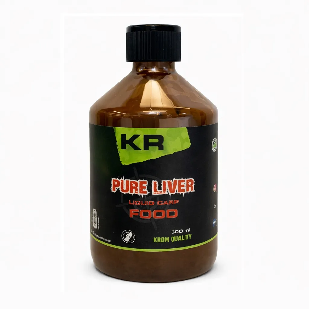 Krom Quality Pure Liver Liquid Carp Food 600ml