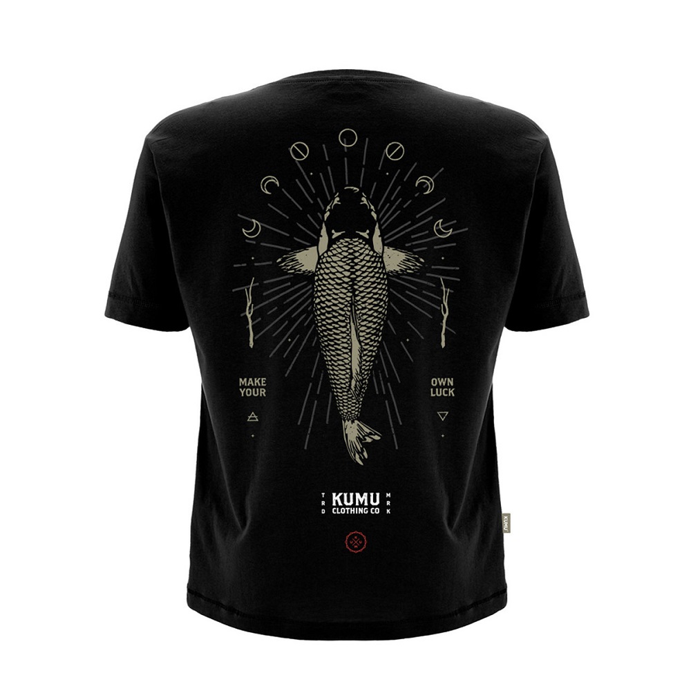 KUMU T SHIRT MAKE YOUR OWN LUCH BLACK SIZE XL TSMYOL104