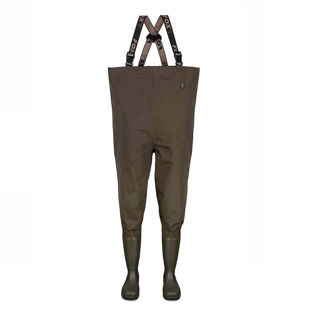 FOX LIGHTWEIGHT CHEST WADERS KHAKI SIZE42 CFW181
