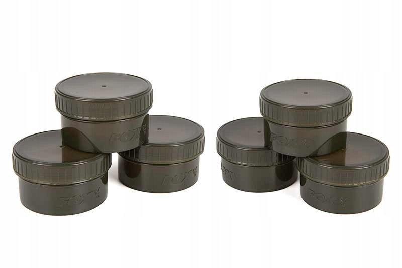 Fox Edges Hookbaits Pots X6 (Half Size)