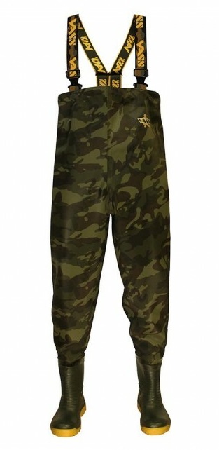 VASS TEX 785 SERIES CAMO CHEST WADER SIZE 42 VA785 70E 34 42