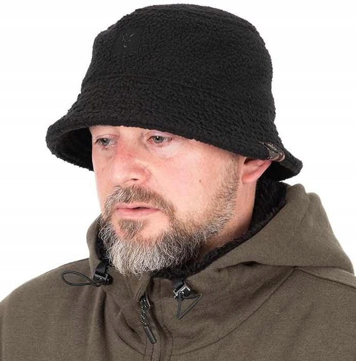 [CHH031] FOX SHERPA BUCKET HAT BLACK CHH031
