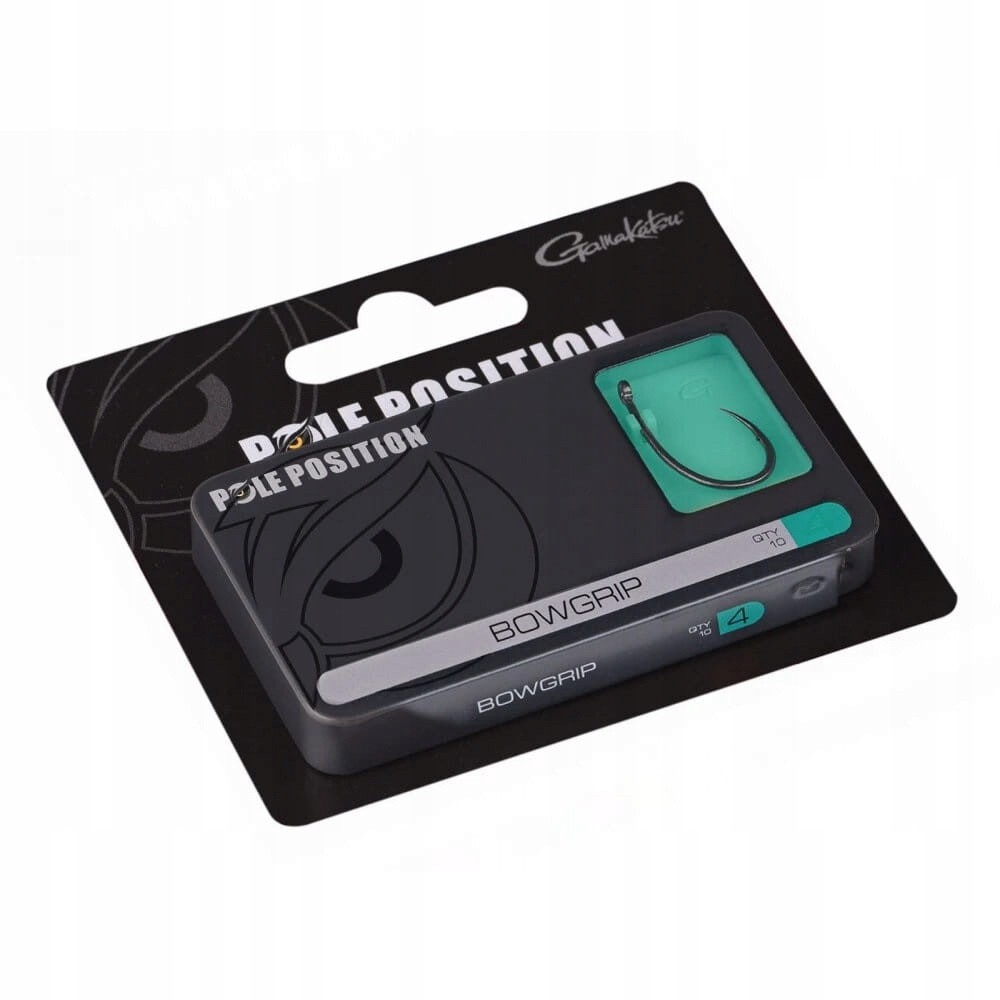 POLE POSITION GAMAKATSU BOWGRIP HOOKS SIZE 6 8542506