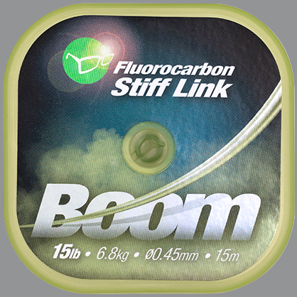 [KB00M45] Korda BOOM Fluorocarbon Stiff Link 15LB KB00M45