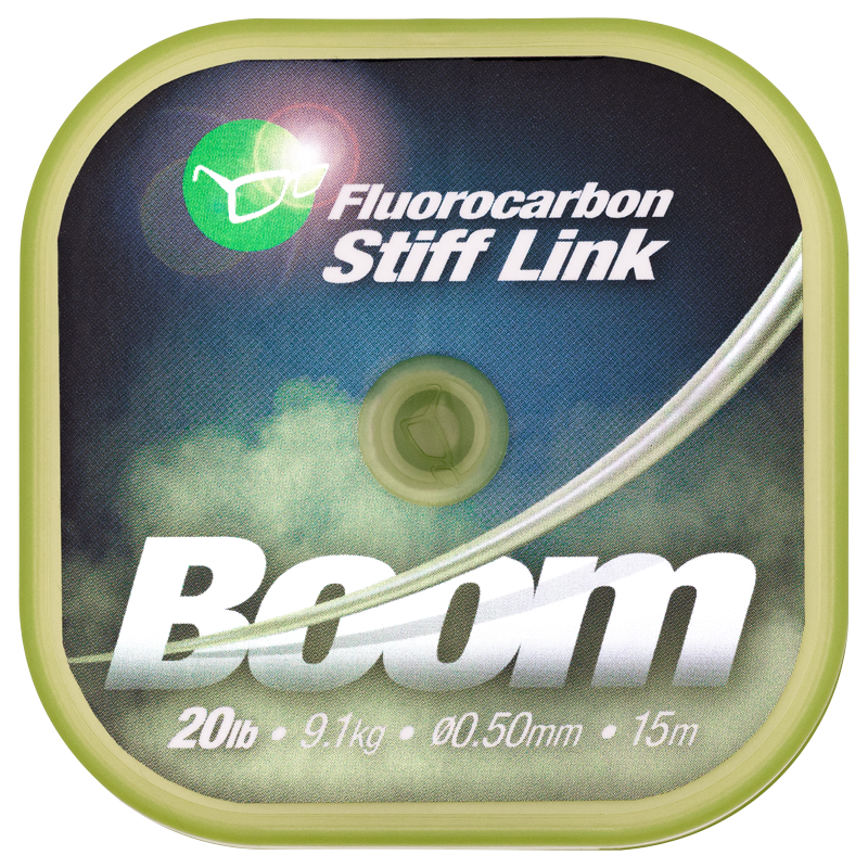 [KBOOM50] Korda Boom Fluorocarbon Stiff Link 0.50mm (15m) 20lb KBOOM50