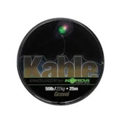 KORDA KABLE TIGHT WEAVE GRAVEL 50LB 22KG 25M KAB005