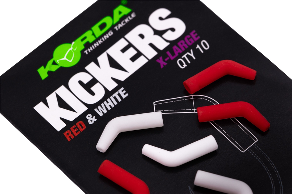 Korda Kickers XL Red/White KICK20