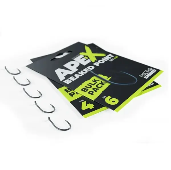 RIDGEMONKEY APEX STRAIGHT POINT Nº4 BULK PACK 25 UNID RMT389