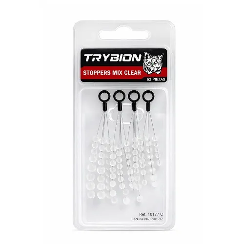 [10177C] TRYBION STOPPERS MIX CLEAR 63PIEZAS 10177-C