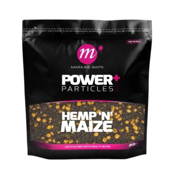 MAINLINE POWER+ HEMP ‘N’ MAIZE MIX 2KG M37024