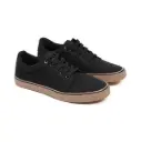 Fox Black Canvas Shoe Size 9/43