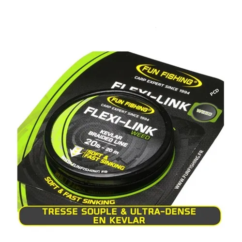 FUN FISHING FLEXI LINK WEED 25LB 20M WEED25LB