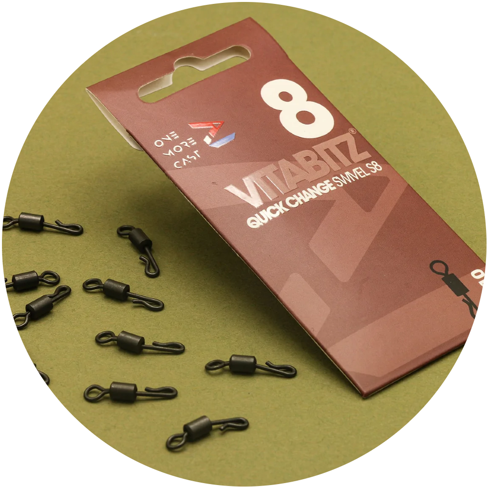 One More Cast Quick Change Swivel 10UND SIZE 8 OMCQC8