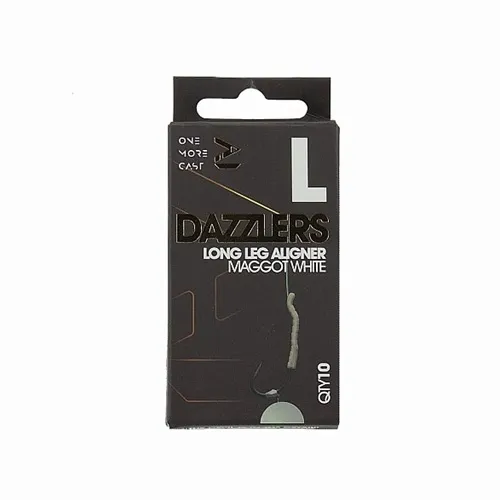 ONE MORE CAST DAZZLERS LONG LEG ALIGNER MAGGOT WHITE L OMCLLM