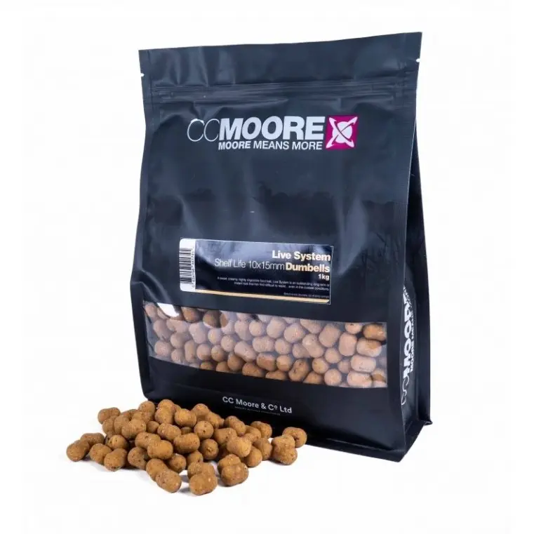 CC MOORE LIVE SYSTEM DUMBELLS 15X18MM 1KG 90031