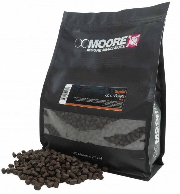 CC MOORE PELLETS SQUID 6MM 1KG 90837