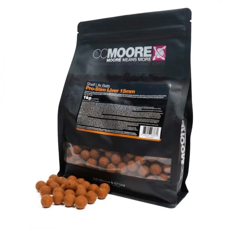 CC MOORE PRO STIM LIVER BOILIES 24MM 1KG 90797