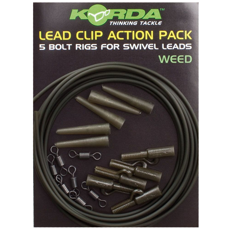 [KLCAPS] KORDA LEAD CLIP ACTION PACK SILT KLCAPS