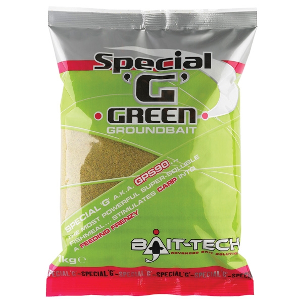 Bait tech Special G Groundbaits Green 1 Kg BT SPECG