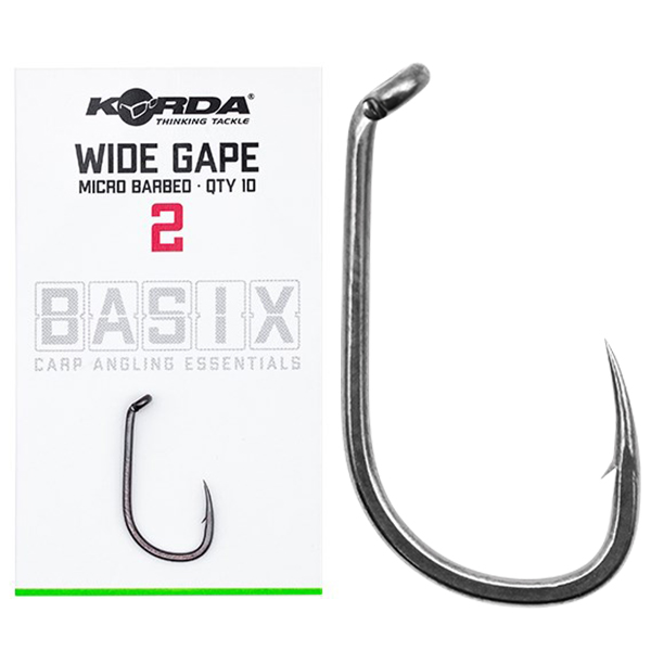 Korda Basix Anzuelos Wide Gape Micro Barbed Size 4