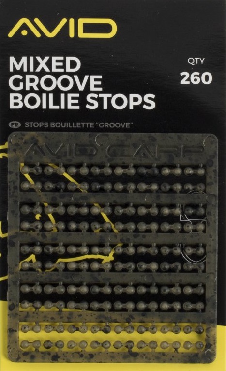 [A0640024] AVID CARP MIXED GROOVE BOILIE STOPS A0640024