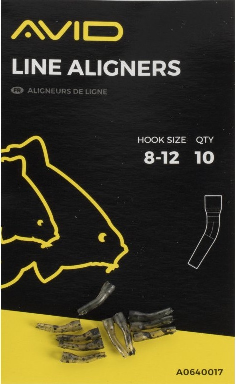 [A0640017] AVID CARP LINE ALIGNER HOOK SIZE 8 12 (10 UNID) A0640017