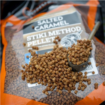 SONUBAITS STICKI METHOD PELLETS SALTED CARAMEL 2MM 650G S1800029