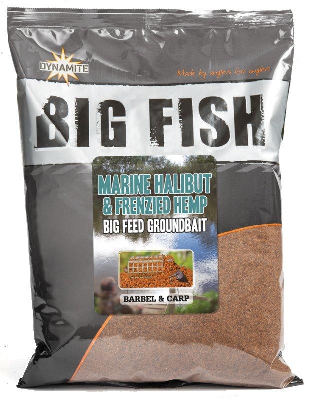 [34DBDY1470] DYNAMITE BAITS BIG FISH MARINE HALIBUT & FRENZIED HEMP GROUNBAIT 1.8KG DY1470