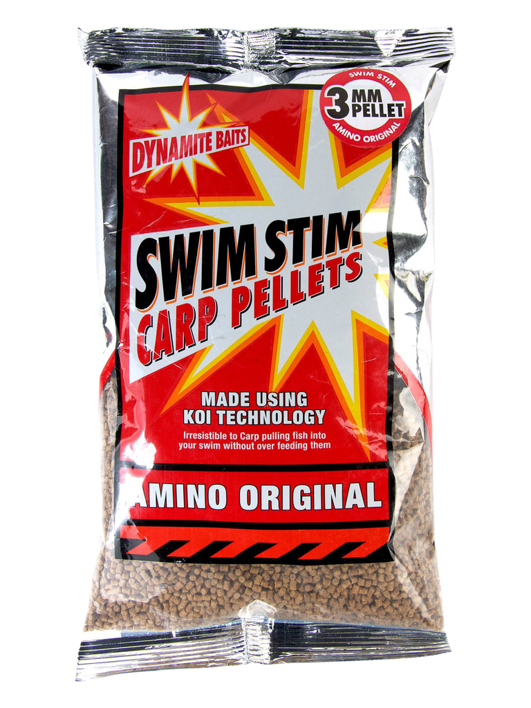 [DY099] DYNAMITE BAITS SWIM STIM AMINO ORIGINAL CARP PLLETS 8MM 900G  DY099