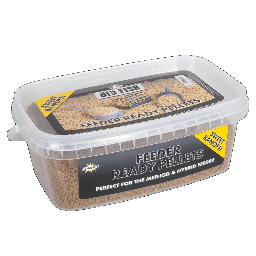 DYNAMITE BAITS SWEET BANOFFI BIG FISH FEEDER READY PELLETS 1.200KG  DY1890