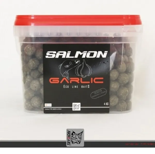 [10444] TRYBION BOILIES SALMON GARLIC ECO LINE BAITS 20MM 4KG 10444