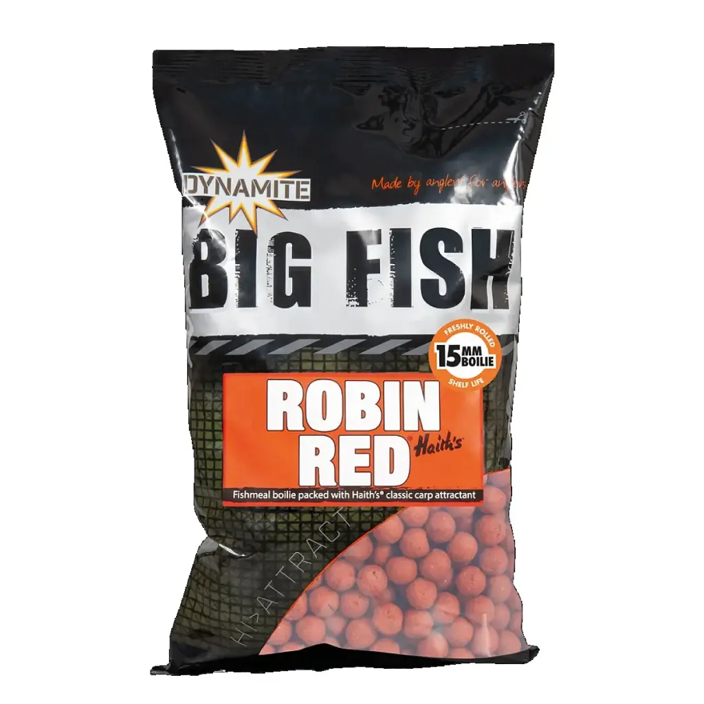 DYNAMITE BAITS BOILIES ROBIN RED 15MM 1KG DY045