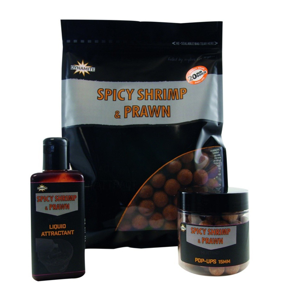 [DY974] Dynamite Baits Boilies Spicy Shrimp & Prawn S/l 1kg 20 Mm DY974