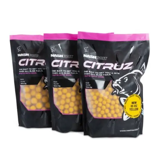 NASH CITRUZ BOILIES YELLOW 12MM 1KG B6100