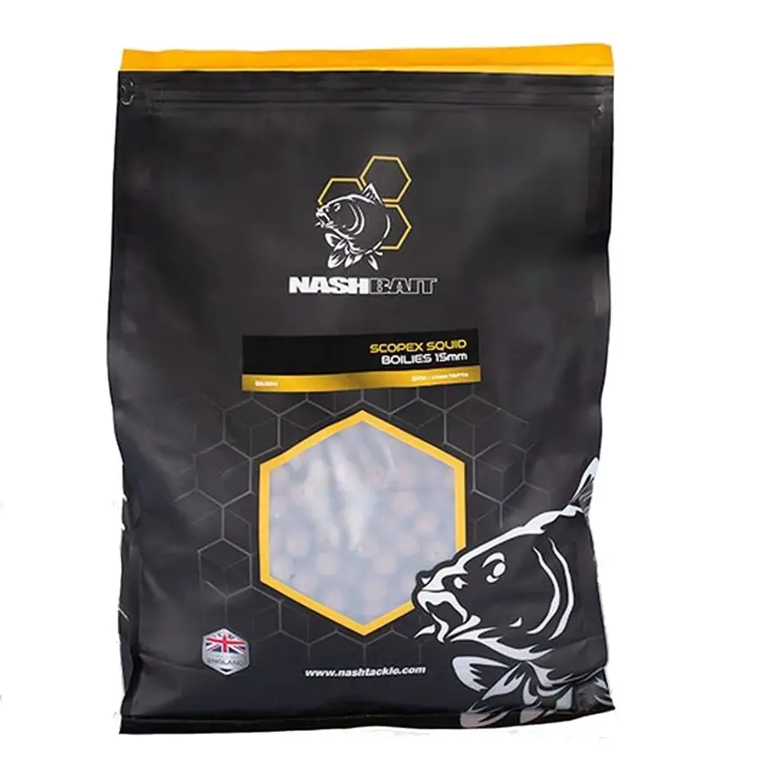 NASH SCOPEX SQUID BOILIES 15MM 1KG B6301