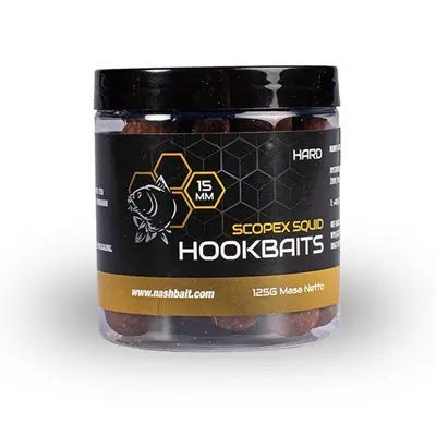NASH SCOPEX SQUID HARD HOOKBAITS 15MM 125G B6341