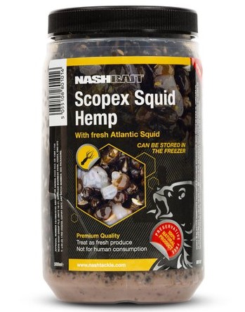 [B0101] Nash Partikl Scopex Squid Hemp 500 Ml B0101