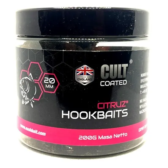 [B6443] NASH CITRUZ HARD HOOKBAITS 24MM 175G B6443