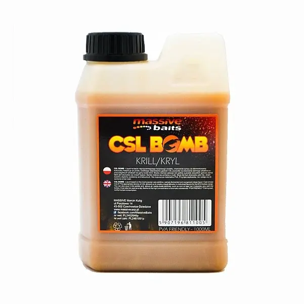 [CSL005] MASSIVE BAITS CSL BOOMB KRILL/KRYL 1000ML CSL005