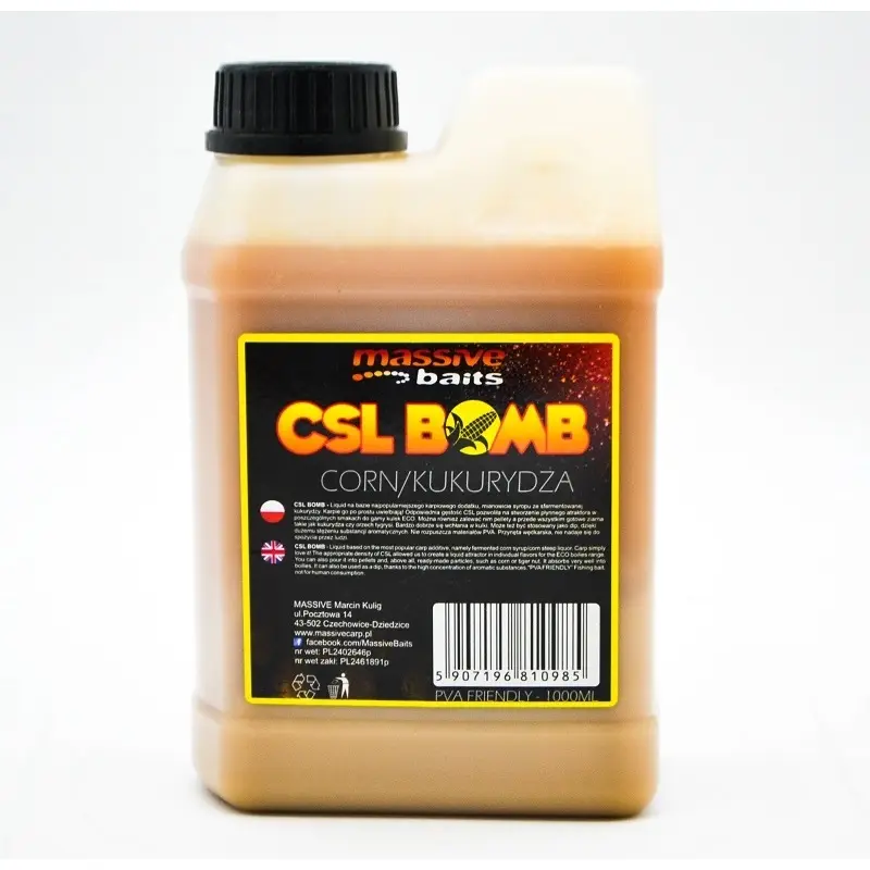 MASSIVE BAITS CSL BOOMB CORN/KUKURYDZA 1000ML CSL003