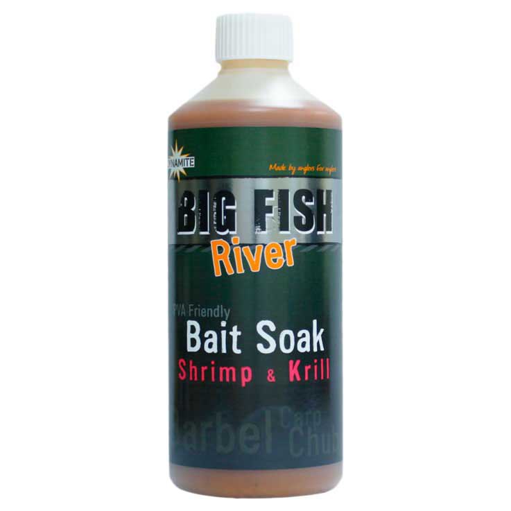 Dynamite Baits Big Fish River Bait Soak Shrimp&krill 500ml Naranja DY1378