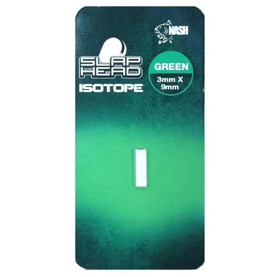 NASH SLAP HEAD ISOTOPE GREEN 3MM X 9MM T4970