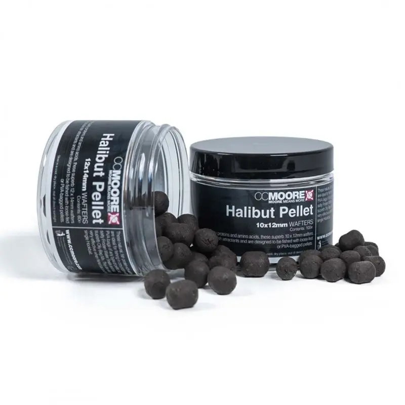 CC MOORE HALIBUT PELLET WAFTERS 12X14MM 60GR  98793