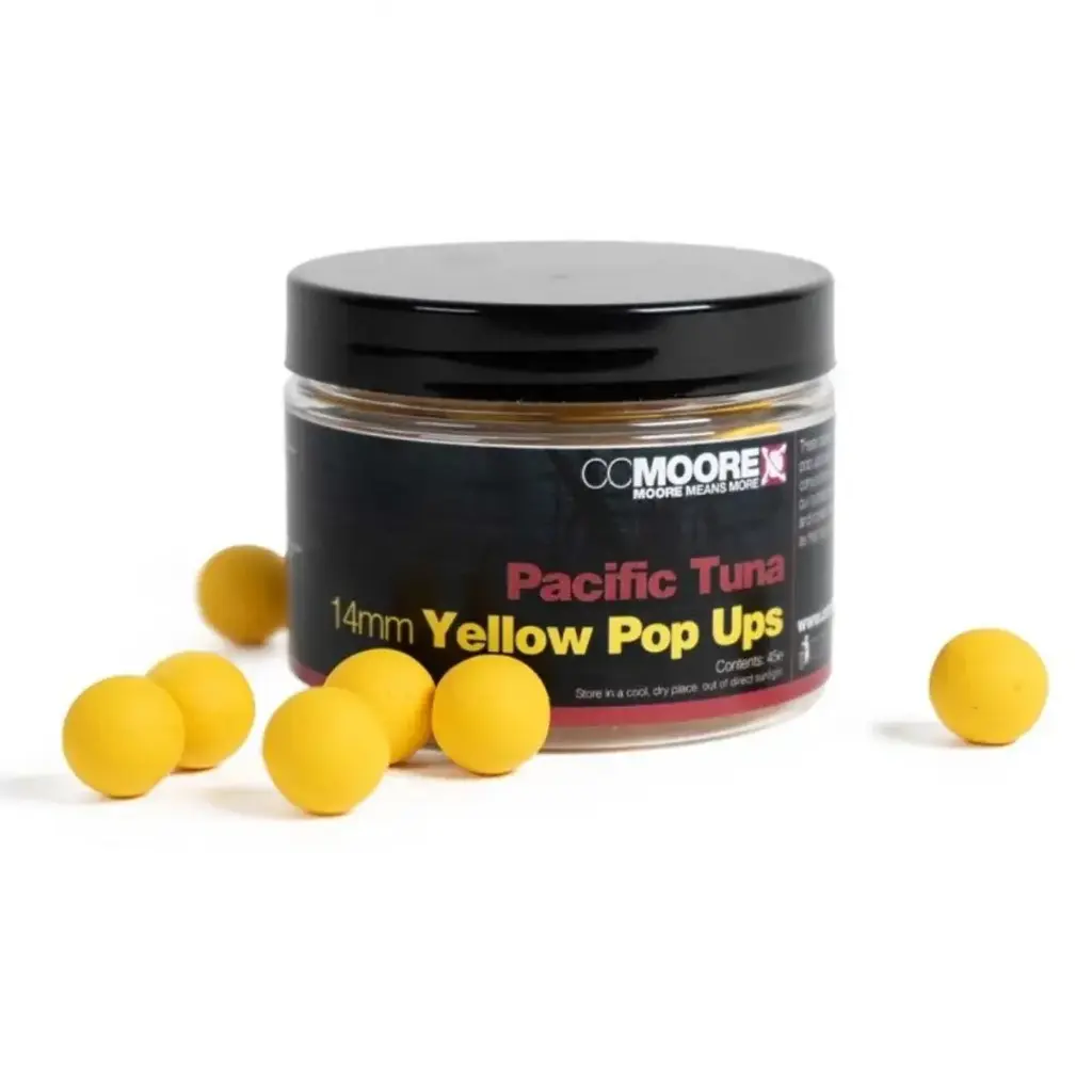 [90329] CC MOORE POP UPS PACIFIC TUNA 14MM YELLOW 90329