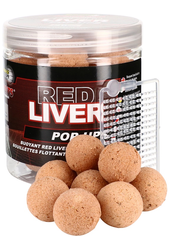 STARBAITS RED LIVER POP UPS 14MM 71710