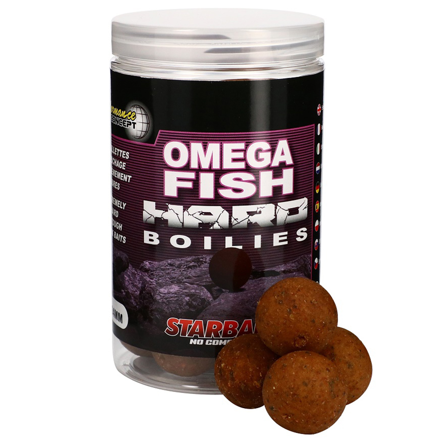 STARBAITS OMEGA FISH HARD BOILIES 24MM 64103